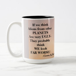 OM VI TÄNKOR Två-Tonad MUGG