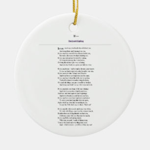 Om vid Rudyard Kipling Julgransprydnad Keramik