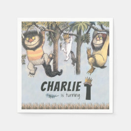 Om Vilden Sak är den första födelsedagen Pappersservett