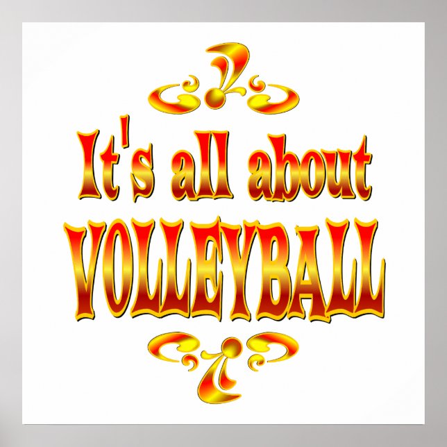 OM VOLLEYBALL POSTER (Framsidan)