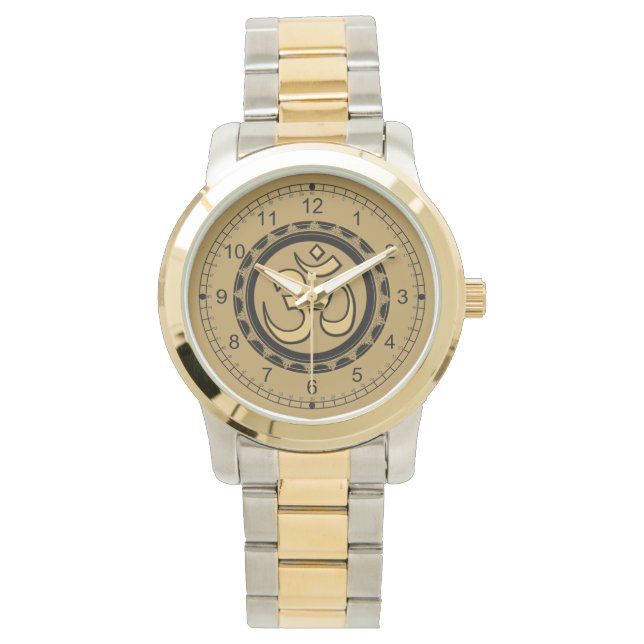 Om Watch Guld Design Armbandsur (Framsida)