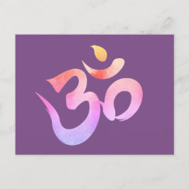 Om, Waterololor OmPostcard Vykort