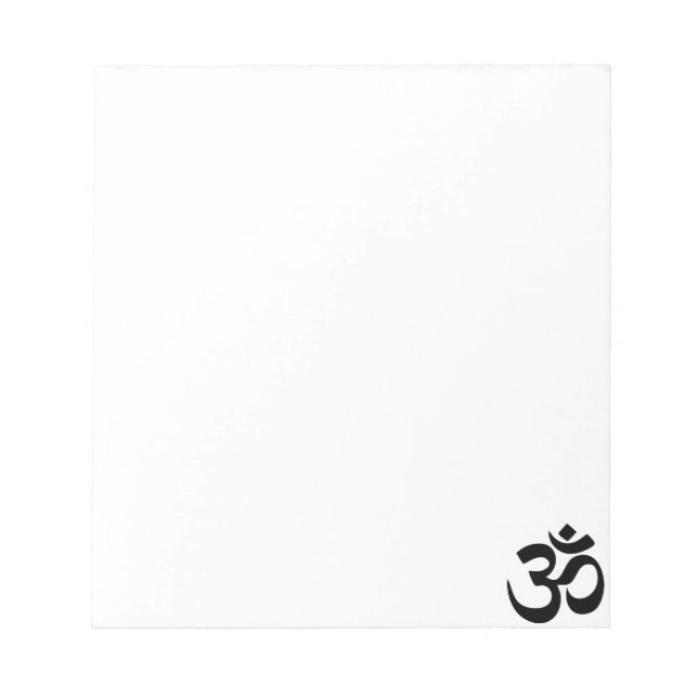 Om Yoga Anteckningsblock (Framsida)