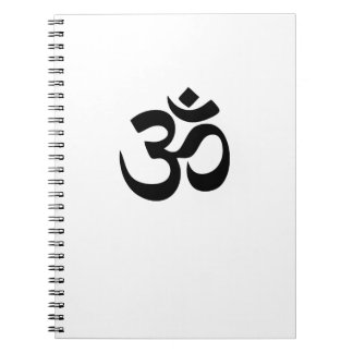 Om-Yoga Anteckningsbok Med Spiral