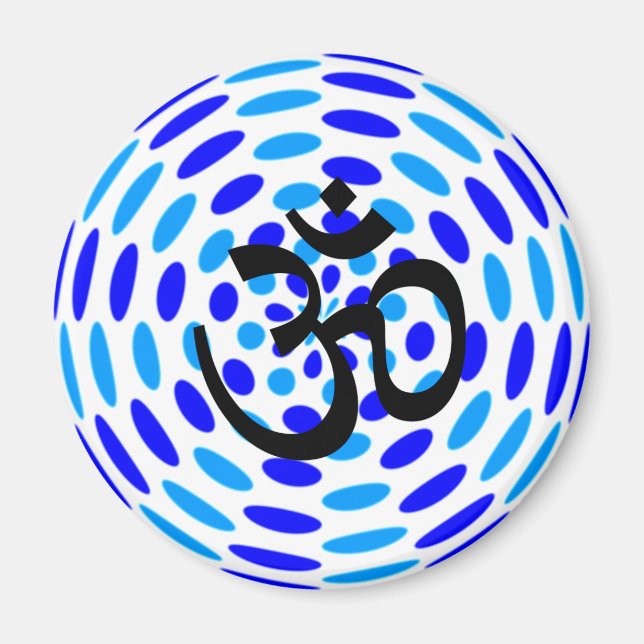 Om Yoga - Fridge Magnets Magnet (Framsidan)