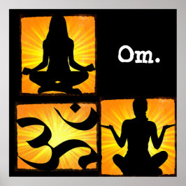 Om Yoga Meditation Poster