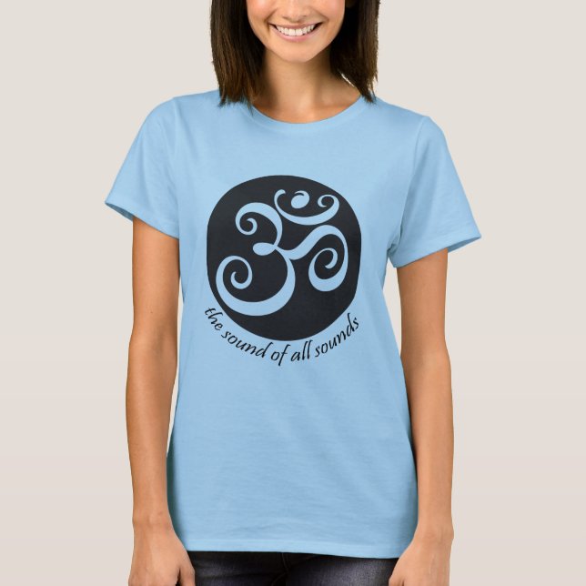Om-Yogautslagsplats Tee Shirt (Framsida)