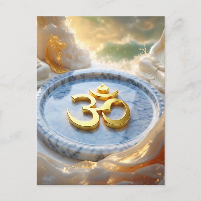 OM - ZEN BUDDHISM VYKORT (Framsida)