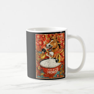 Om Zodiak Kinesisk Häst Ris Kaffemugg