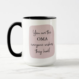 Oma Alla Önskemål hade | Rosa Photo Mugg