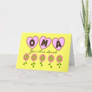"Oma älskas du",---Mors daggåvor Kort