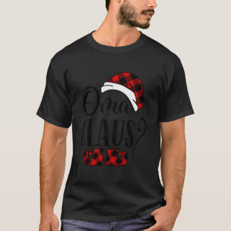 Oma Claus jul Grandma Gift T Shirt