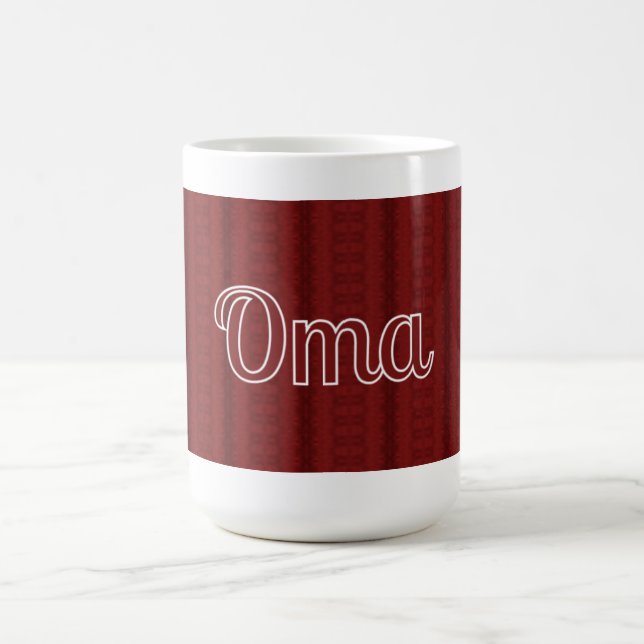 Oma Deep Red Kaffemugg (Center)