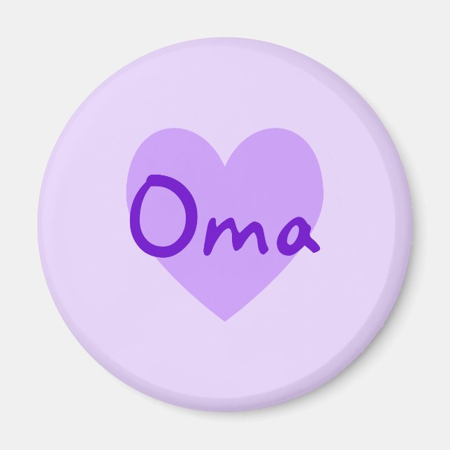 Oma i Lila Magnet (Framsidan)