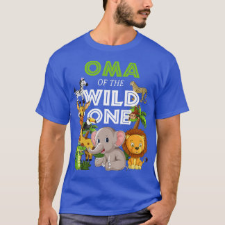 Oma i Vild 1 Zoo Birthday Safari Jungle Ani T Shirt