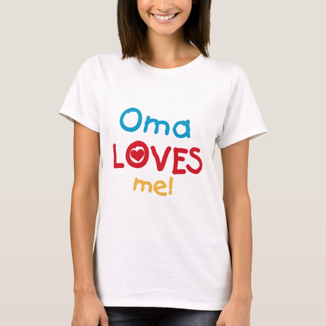 Oma Kärlek Me T-shirts och presenter (Framsida)