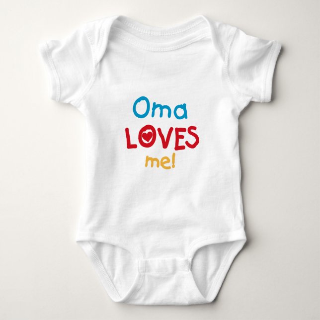 Oma Kärlek Me T-shirts och presenter (Framsida)