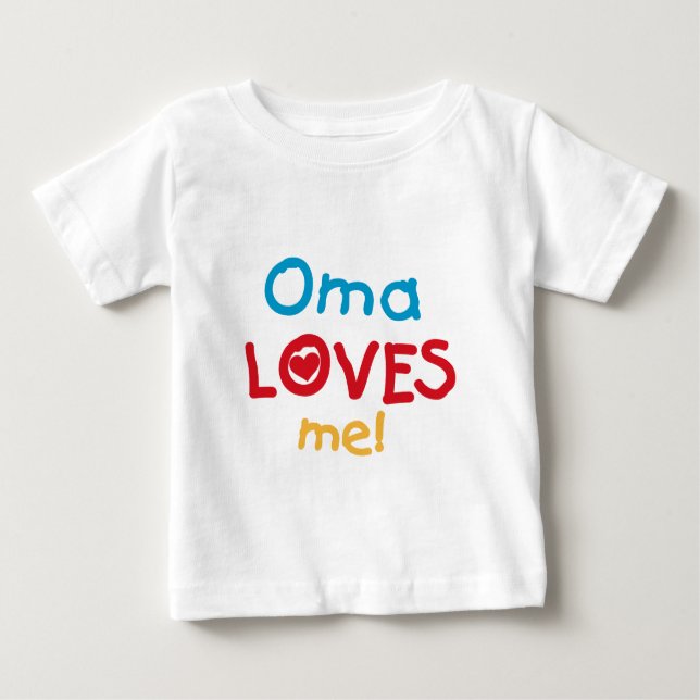 Oma Kärlek Me T-shirts och presenter (Framsida)