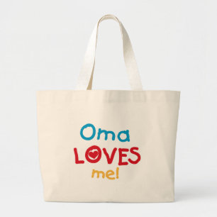 Oma Kärlek Me T-shirts och presenter Jumbo Tygkasse