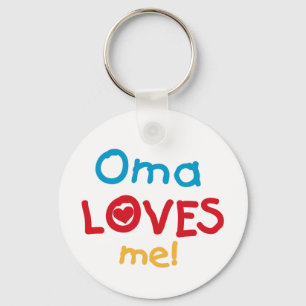Oma Kärlek Me T-shirts och presenter Nyckelring