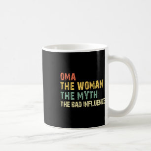 Oma kvinnan, myten, D- influence funny Vinta Kaffemugg