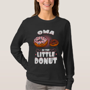 Oma, lilla Donut Gender Reveal Baby Shower T Shirt