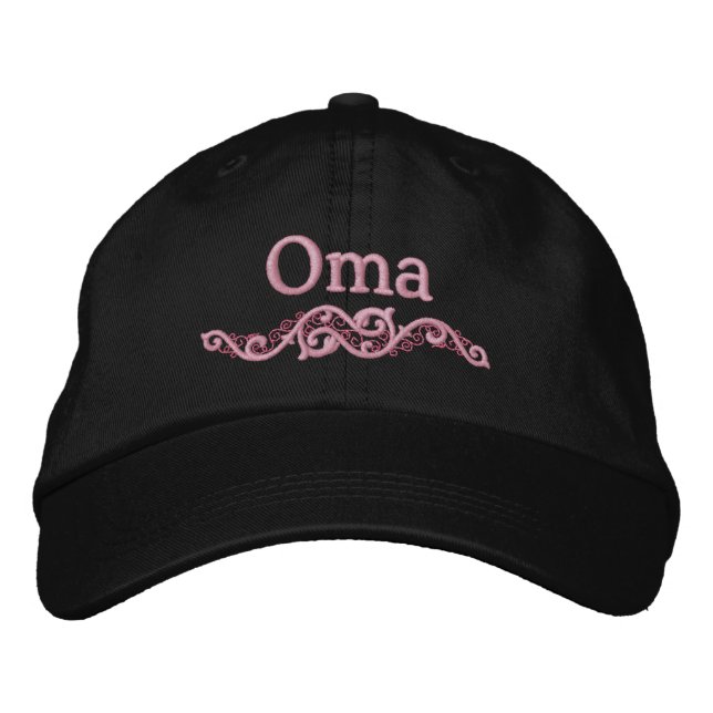 Oma morma Anpassningsbar Embroized Hat Broderad Keps (Framsida)