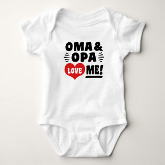 Oma och Opa Kärlek Me T-shirt