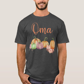 Oma of Little Pumpkin First Birthday Autumn Pumpki T Shirt