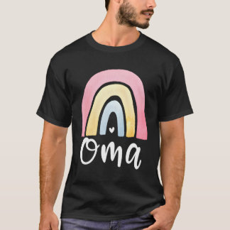 Oma Rainbow For Ger Grandma Grand T Shirt