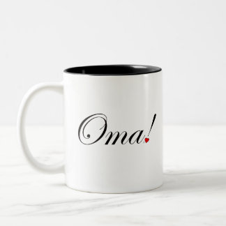 Oma! Två-Tonad Mugg