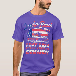 Omaha Beach 1944 Dag 2024 80-årsjubiléet Norman T Shirt