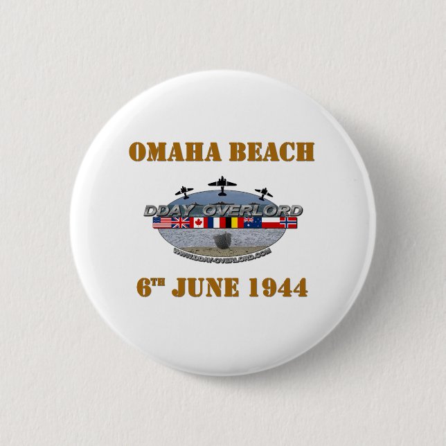 Omaha Beach 6e juni 1944 Knapp (Framsida)