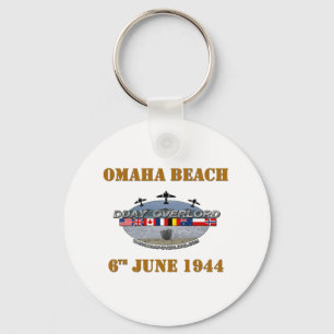 Omaha Beach 6e juni 1944 Nyckelring