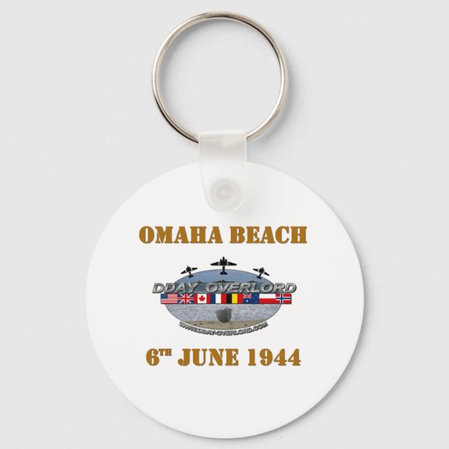 Omaha Beach 6e juni 1944 Nyckelring (Framsida)