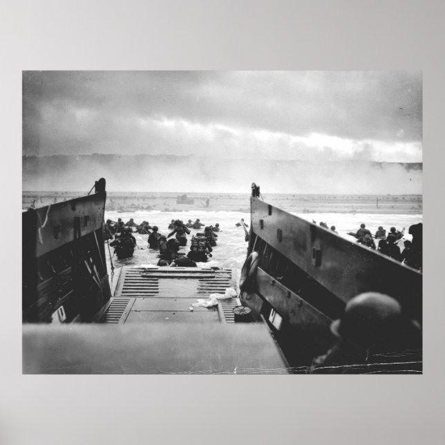 Omaha Beach, Normandie, D-dagen 1944 Poster (Framsidan)