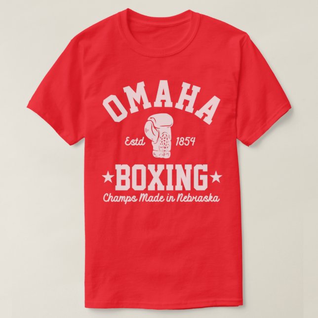 OMAHA BOXING T SHIRT (Design framsida)