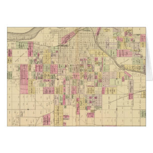 Omaha City, Nebraska Hälsningskort