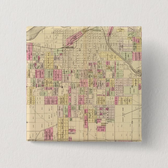 Omaha City, Nebraska Knapp (Framsida)