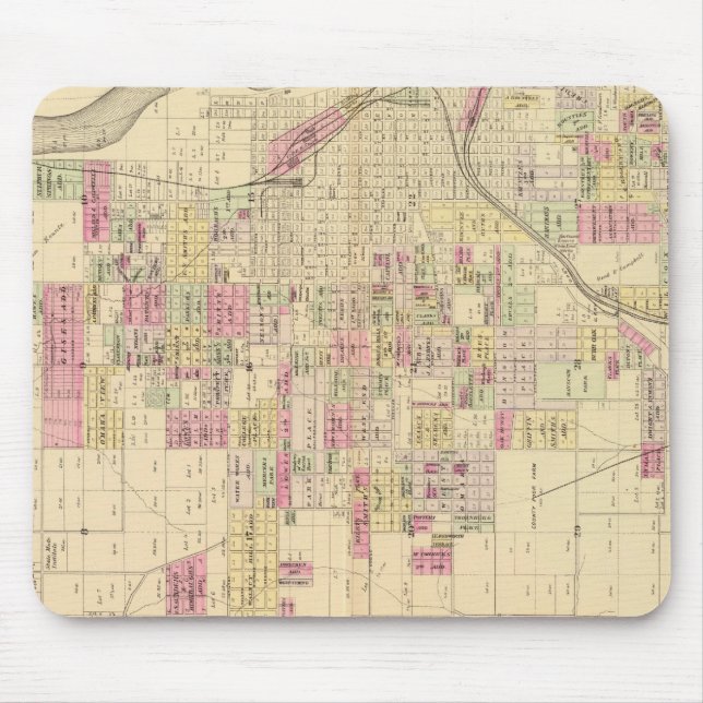 Omaha City, Nebraska Musmatta (Framsidan)