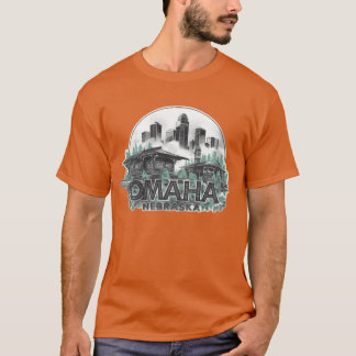 Omaha City Nebraska USA present T Shirt