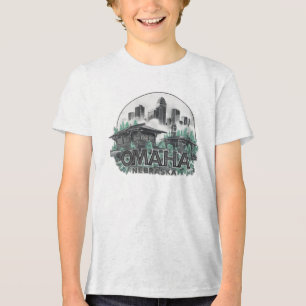 Omaha City Nebraska USA T Shirt
