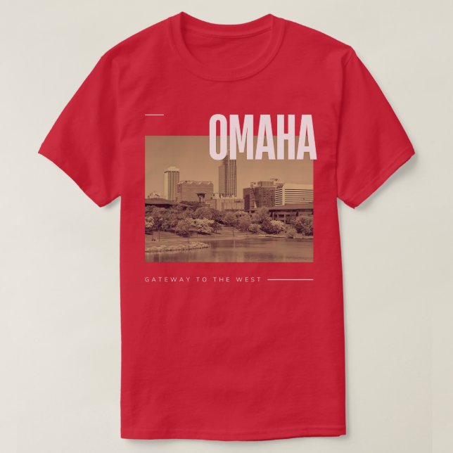 Omaha city t shirt (Design framsida)