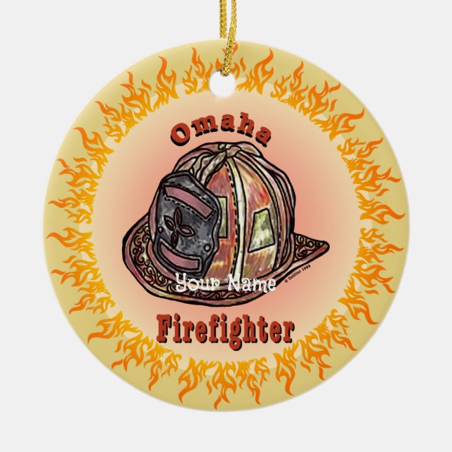 Omaha Firefighter ornament (Framsidan)