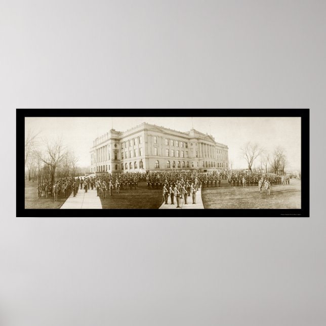 Omaha High School Photo 1914 Poster (Framsidan)