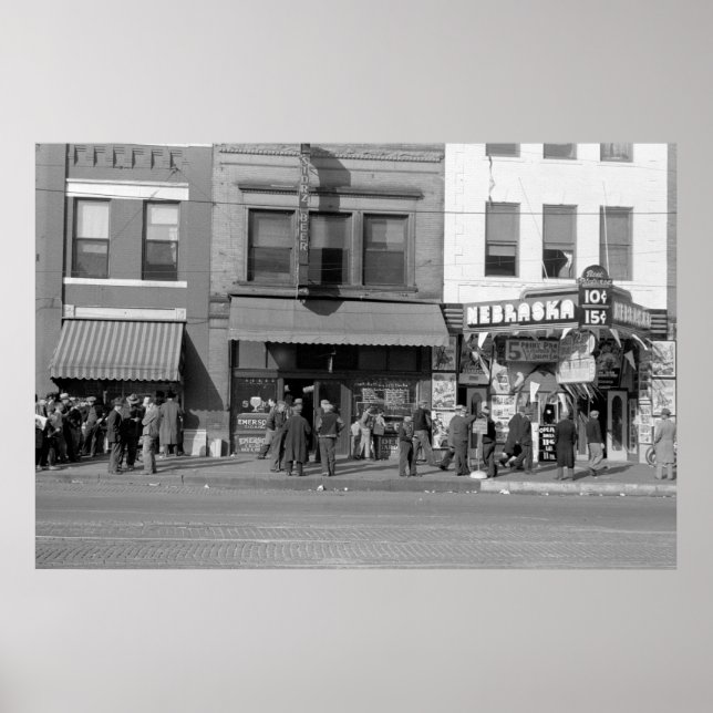 Omaha Hobo Centre: 1938 Poster (Framsidan)
