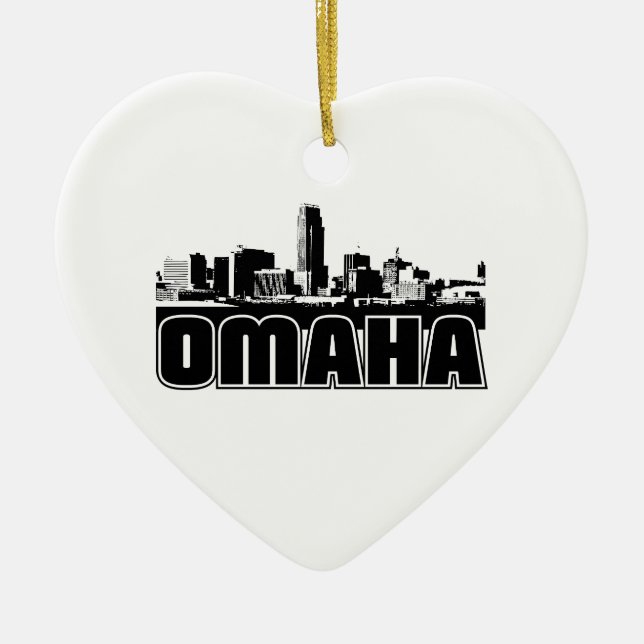 Omaha horisont julgransprydnad keramik (Framsidan)