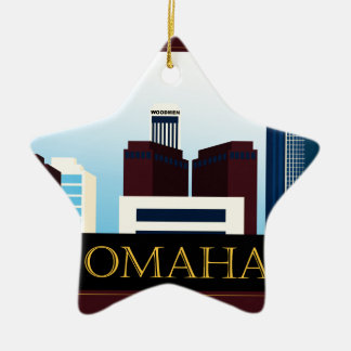 Omaha horisont julgransprydnad keramik