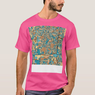 Omaha Karta Mönster i Mid Century Pastel T Shirt