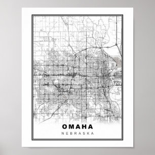 Omaha Karta Poster